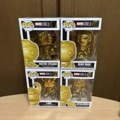 FUNKO POP! Marvelゴールドフィギュア 4体セット
