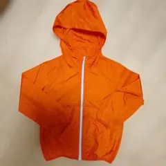 유니클로 키즈 윈드 브레이커 오렌지 120cm