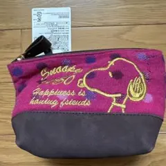 PEANUTS スヌーピー ポーチ ピンク