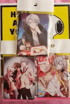 アイドリッシュセブン　スクエア缶バッジ3つセット