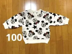 フタフタ　ミッキー ミニー ニットセーター 100