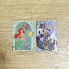 ディズニー　ウエハース　グーフィー・アリエル