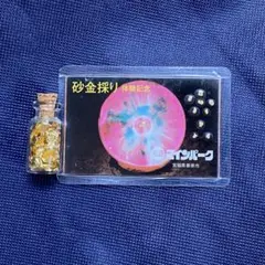 【セット】砂金採り体験記念カードと小瓶