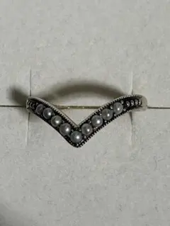 Rokuzan ROKUZAN ag 925 Seed Pearl Ring