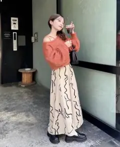 Kastane ラメシャギーカーディガン