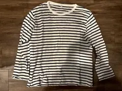 UNIQLO ユニクロ ボーダー 長袖Tシャツ ロンT