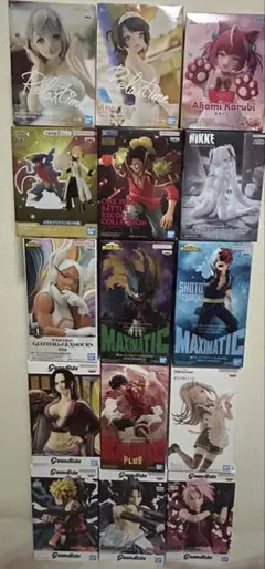 最新 含む プライズフィギュア 15点 セット まとめ売り