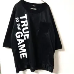 5351 プールオム SPALDING スポルディング Tシャツ 黒 Tシャツのサムネイル
