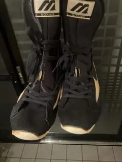 メ*王様 Mizuno ボクシングシューズ ブラック/ゴールドのサムネイル