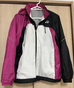 YONEX ウォームアップジャケット SSサイズ ピンク/ブラック