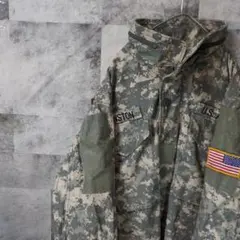 【米軍実物】08年製M65フィールドジャケットUCP迷彩グレーS 　C34,1a