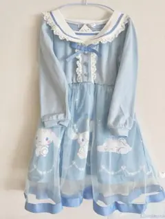 新品マジョリカ　シナモロール　セーラーワンピース　110cm サンリオ キッズ