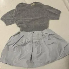 Snidel グレー セーター スカートセット