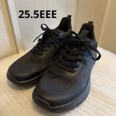 ATHREAM スニーカー 25.5EEE ブラックのサムネイル
