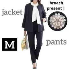 パンツスーツ セットアップ m