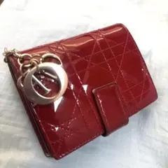 レア⭐︎Christian Dior 長財布 キルティング エナメルピンク - メルカリ
