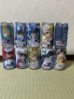 名探偵コナン 空き缶10個&怪盗キッドぬいぐるみセット