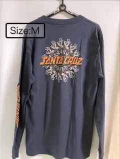 SANTA CRUZ 長袖Tシャツ Mサイズ ネイビーのサムネイル