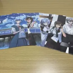 ☆非売品☆ エヴァンゲリオン　ローソン限定オリジナル　クリアファイル　4枚セット