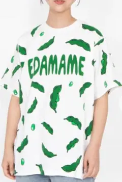 PUNYUS EDAMAME えだまめ フード総柄Tシャツ サイズ1 渡辺直美のサムネイル