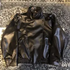 レザージャケット オーバーサイズ
