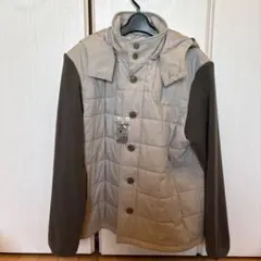 UNIQLO コンビネーションキルティングジャケット L ベージュ