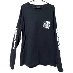 XLARGE ブラック ロングTシャツ