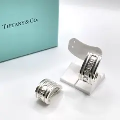 美品 オールド ティファニー アトラス ピアス ラージ シルバー ヴィンテージ 美品 オールド ティファニー アトラス ピアス ラージ シルバー