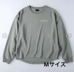 フォトプリントスウェット　トレーナー　M グリーン