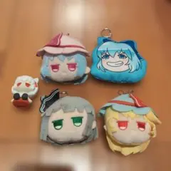 東方Project　ぬいぐるみキーホルダー＆小さいフィギュアのセット