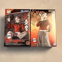 アニメ『鬼滅の刃』鬼ノ装 ちょこのせプレミアムフィギュア 童磨 2点