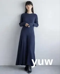 【LOWRYS FARM】yuw リブフレアワンピース