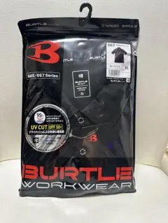 新品未使用】BURTLE ６６７半袖ポロシャツ　スーパーストレッチブラック　６Lのサムネイル