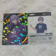 星導ショウ 小柳ロウ にじさんじ歌謡祭2024 チェキ風カード&ブロマイド