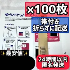 ☆最安値帯付き☆ ゆうパケットポストmini専用封筒 100枚セット 5