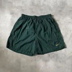 90s nike swoosh nylon swim shorts