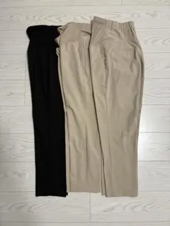 UNIQLO スマートアンクルマタニティパンツ Mサイズ 2色、Lサイズベージュ