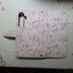 Sanrio Kuromi 手帳型スマホケース　S24SC-51Eのサムネイル