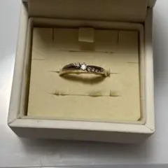 canal4°C シルバー ダイヤモンド風リング