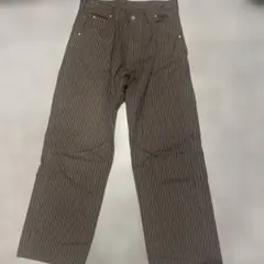 Willow Pants ウィローパンツストライプワイドパンツ サイズ2 日本製