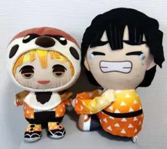 鬼滅の刃 でっかいまねっこ善逸ぬいぐるみ＋めちゃでかしがみつき善逸２個セット