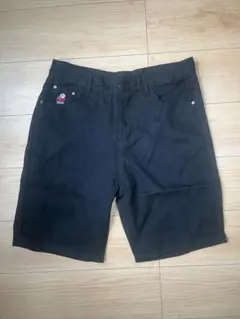 【新品】ポーラースケート ビッグボーイ ハーフパンツ ブラック 極太 デニム