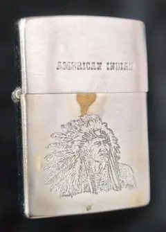 zippo ジッポー インディアン ターコイズ 1993年製 メタル貼り - メルカリ