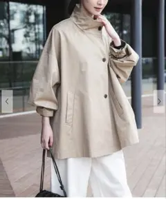 38サイズ新品タグ付き　スタンドカラーミドル丈トレンチコート　アーバンリサーチ