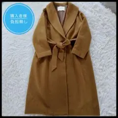 エトレトウキョウ】ウールチェスターコート ロング M 茶 ダブル