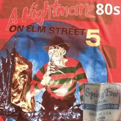 1989年製 エルム街の悪夢 5 ヴィンテージ Tシャツ フレディ
