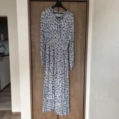 SLOBE IENA 花柄ロングワンピース