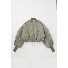 MOUSSYのOS DRAWSTRING MA-1ブルゾン（カーキ色）