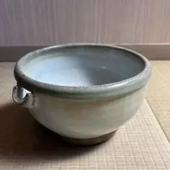 【骨董・良品】松代焼 窯傷に味のある大鉢 こね鉢/捏ね鉢 江戸期/古道具/古民具 骨董・良品】松代焼 窯傷に味のある大鉢 こね鉢/捏ね鉢