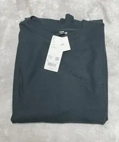 ユニクロソフトニットフリースクルーネック長袖Tシャツ